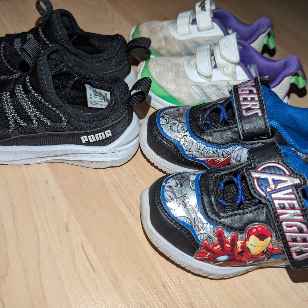 Boys Toddler size 7 shoes lot